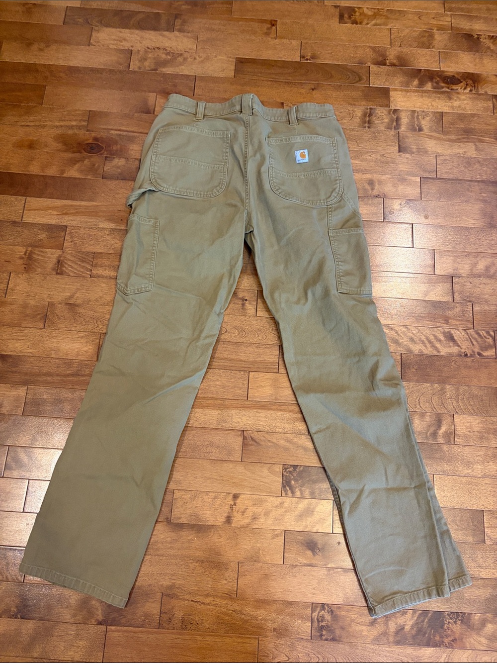 Carhartt Straight-Leg Utility Pants — Tan Women’s 8 - Picture 4 of 4